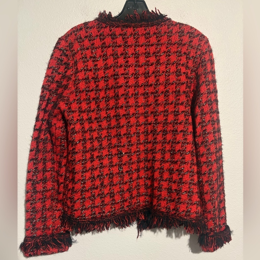 ZARA BOHO CHIC SHORT TWEED JACKET SIZE M - Picture 5 of 5